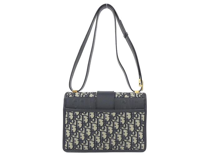 Borsa a tracolla Christian Dior DIOR OBLIQUE 30 Montaigne M9203UTZQ Blu - vista 2