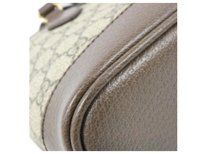 Borsa Gucci Ophidia in beige e marrone - vista 3