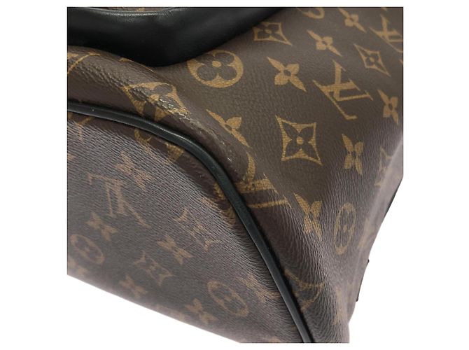 Zaino Louis Vuitton Monogram Macassar Josh Marrone - vista 3