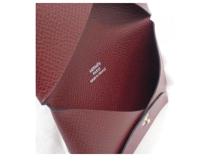 Hermès Tarjetero Calvi Hermes en Rouge H Roja - vista 6