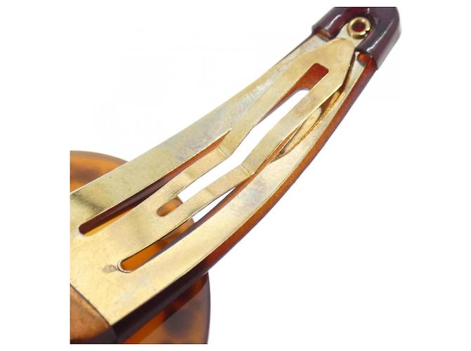 Clip per capelli Gucci marrone rosa oro D'oro - vista 4