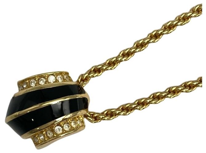 Collar de esmalte dorado Christian Dior - vista 2