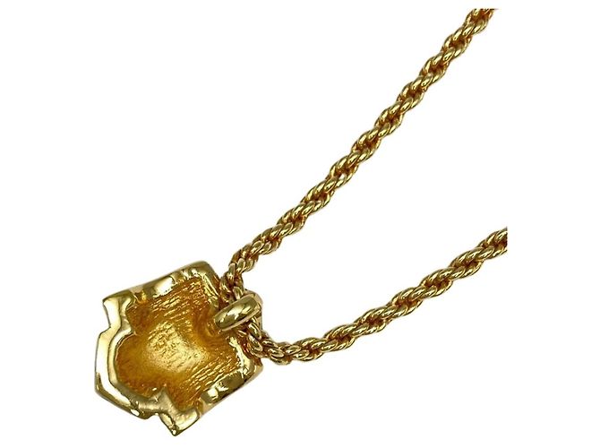 Collar de esmalte dorado Christian Dior - vista 3