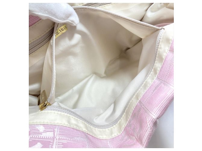 Borsa Tote Chanel New Travel Line PM Rosa - vista 6