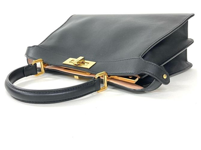 Borsa Fendi Peekaboo IseeU Medium Nero - vista 3