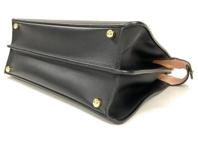 Borsa Fendi Peekaboo IseeU Medium Nero - vista 4