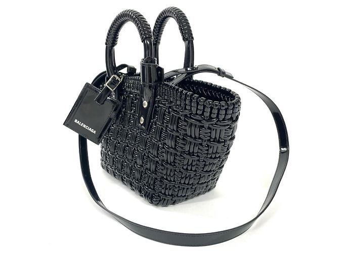 Borsa Basket Bistro XS Balenciaga Nero - vista 2