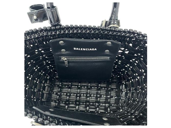 Borsa Basket Bistro XS Balenciaga Nero - vista 5