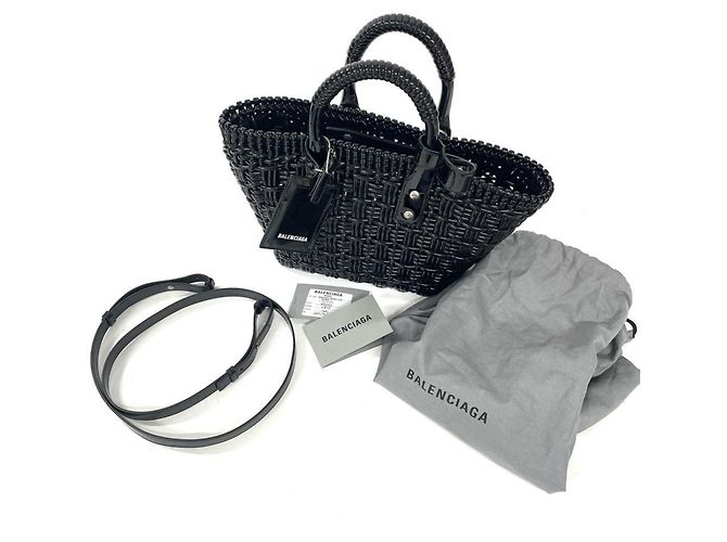 Borsa Basket Bistro XS Balenciaga Nero - vista 6