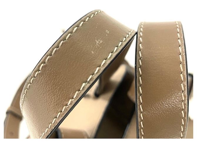 Piccola borsa a mano con coulisse Loewe Hammock Marrone - vista 4