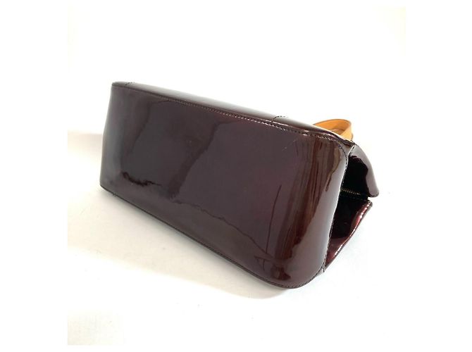 Borsa a Spalla Louis Vuitton Vernis Rosewood Avenue Amarante Rosso Bordò - vista 4