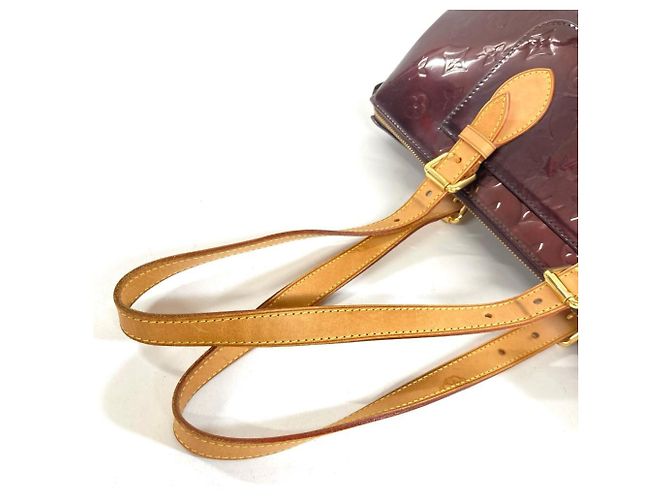 Borsa a Spalla Louis Vuitton Vernis Rosewood Avenue Amarante Rosso Bordò - vista 5