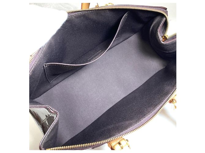Borsa a Spalla Louis Vuitton Vernis Rosewood Avenue Amarante Rosso Bordò - vista 7