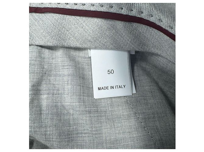 Brunello Cucinelli Braune Wollhose mit mittlerer Leibhöhe IT50 - Ansicht 5