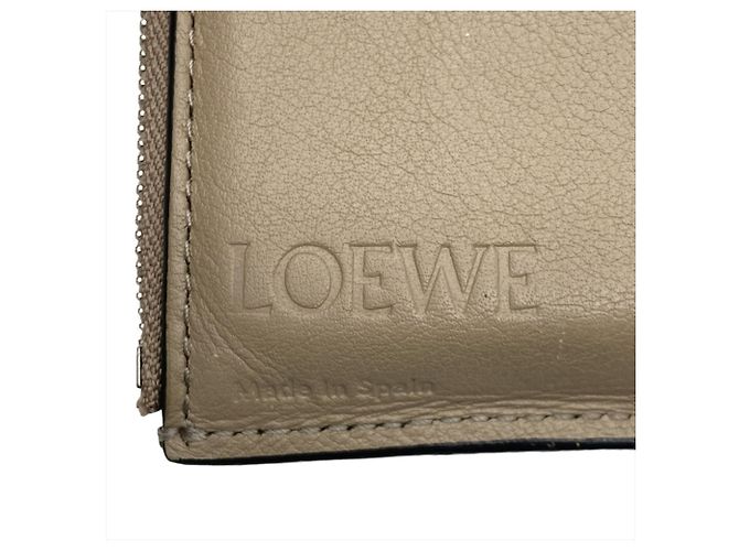 Cartera vertical tríptico Anagram de Loewe Beige - vista 8