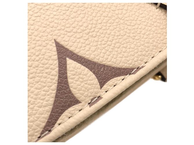 Borsa Louis Vuitton Bicolor Monogram Empreinte OnTheGo PM Beige - vista 5