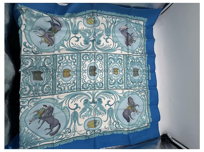 Hermès Hermes Carré 90 Seta multicolore 90 x 90 - vista 7