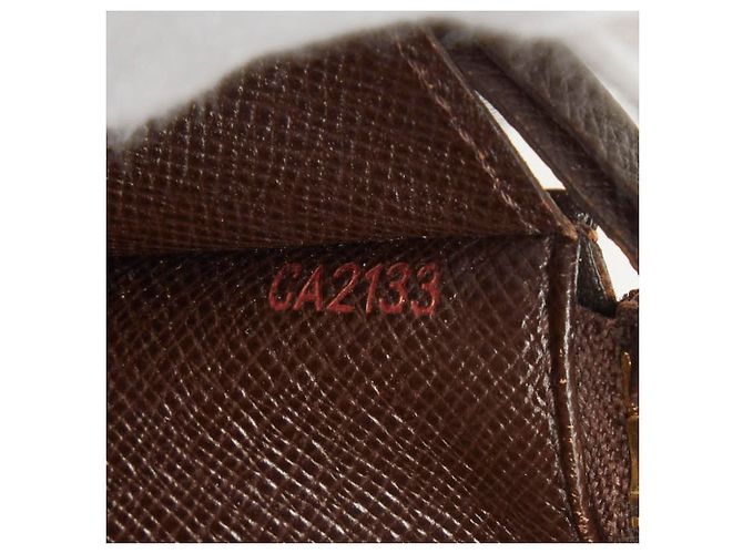 Monedero Damier Louis Vuitton Castaño Damier ebene - vista 10