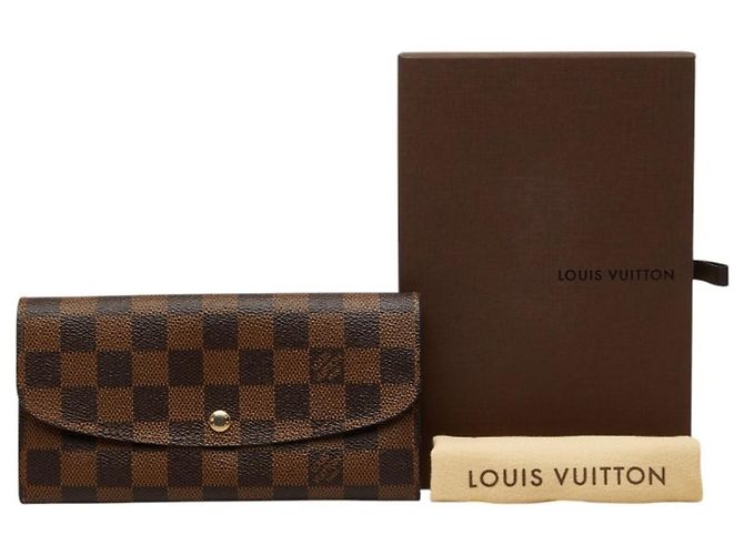 Monedero Damier Louis Vuitton Castaño Damier ebene - vista 11