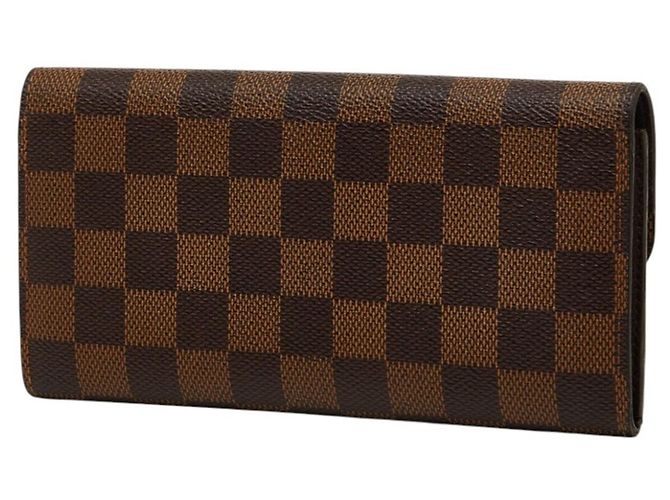 Monedero Damier Louis Vuitton Castaño Damier ebene - vista 2