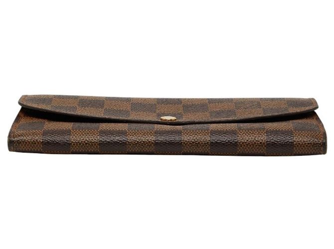 Monedero Damier Louis Vuitton Castaño Damier ebene - vista 3