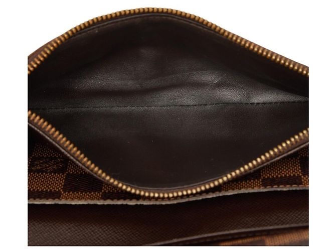 Monedero Damier Louis Vuitton Castaño Damier ebene - vista 8