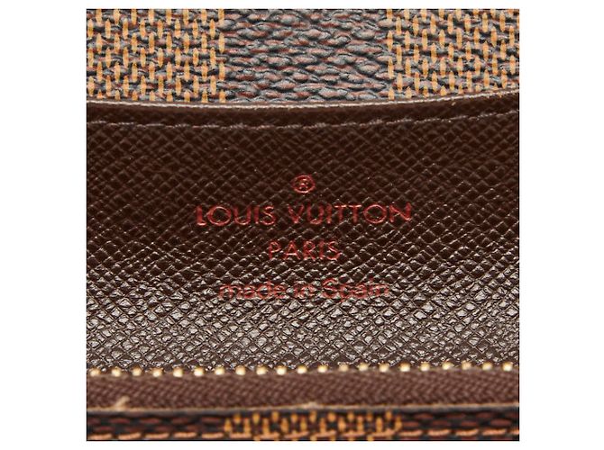Monedero Damier Louis Vuitton Castaño Damier ebene - vista 9