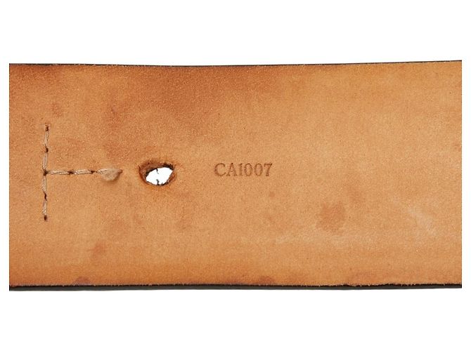 Cintura Louis Vuitton Utah Ceinture Aventour Marrone scuro - vista 7