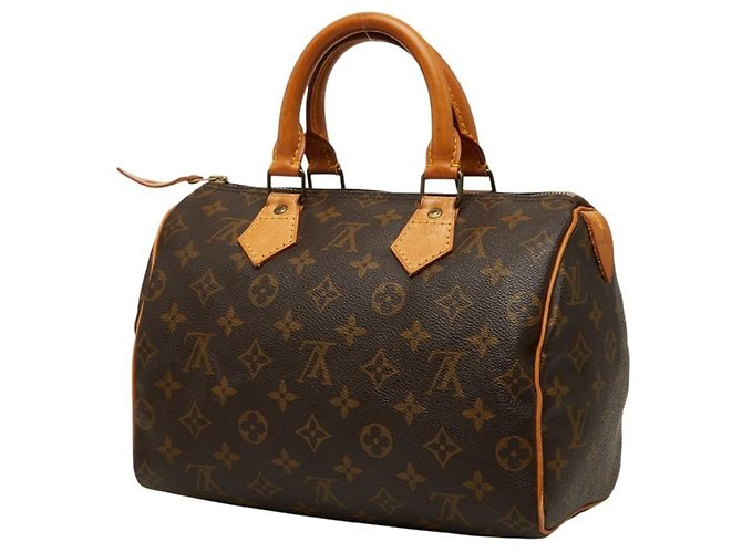 Borsa Boston Mini Louis Vuitton Monogram Speedy 25 Marrone Monogramma - vista 2