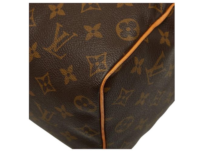 Borsa Boston Mini Louis Vuitton Monogram Speedy 25 Marrone Monogramma - vista 5