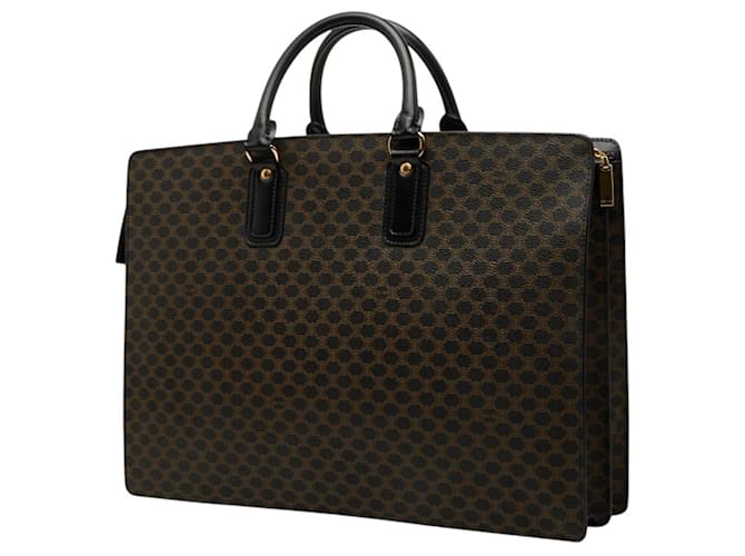 Céline Borsa Business Celine Macadam Marrone Nero - vista 2