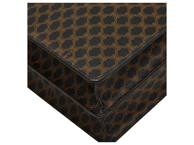 Céline Borsa Business Celine Macadam Marrone Nero - vista 5