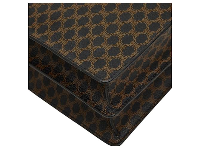 Céline Borsa Business Celine Macadam Marrone Nero - vista 7