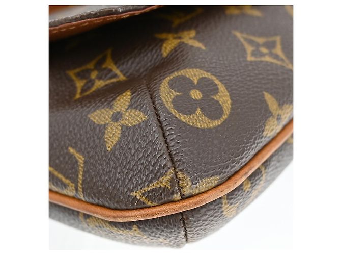 Borsa Musette Salsa Louis Vuitton in Canvas Monogram PM Marrone - vista 7