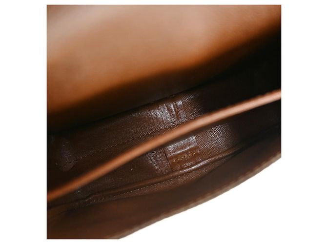 Borsa Louis Vuitton Cartouchiere Monogram Canvas MM Marrone - vista 3