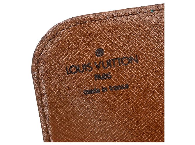 Borsa Louis Vuitton Cartouchiere Monogram Canvas MM Marrone - vista 4