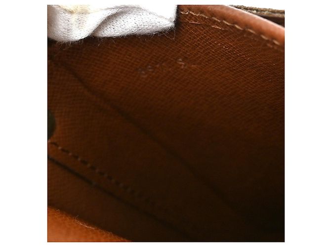 Borsa Louis Vuitton Cartouchiere Monogram Canvas MM Marrone - vista 5