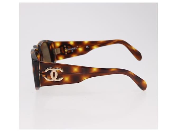 Chanel Logo CC Plastic Marrone - vista 3