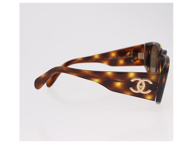 Chanel Logo CC Plastic Marrone - vista 4