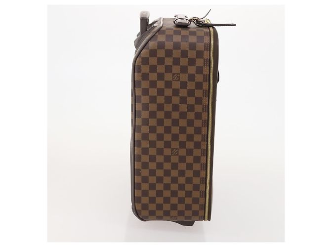 Louis Vuitton Pegase Business Luggage Damier Ebene 45 Preto - vista 4