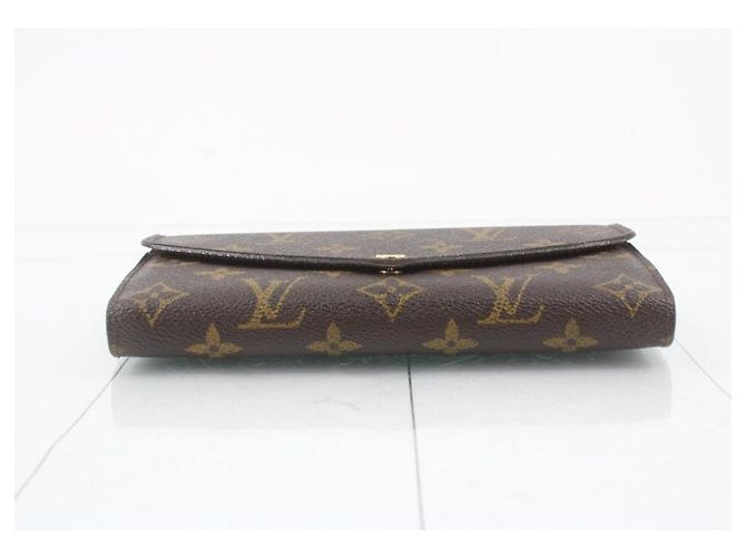 Louis Vuitton Portefeuille Sarah Monogram Canvas Castaño - vista 5