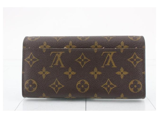 Louis Vuitton Portefeuille Sarah Monogram Canvas Castaño - vista 6