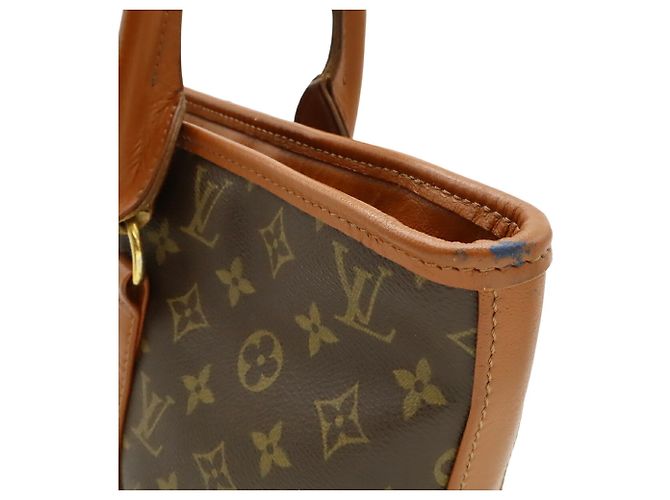 Borsa Tote Louis Vuitton Monogram Weekend PM Marrone Monogramma - vista 10