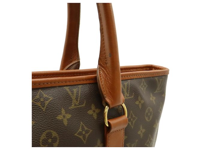 Borsa Tote Louis Vuitton Monogram Weekend PM Marrone Monogramma - vista 9