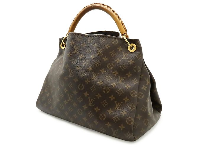 Borsa Tote Louis Vuitton Monogram Artsy MM Marrone Monogramma - vista 3