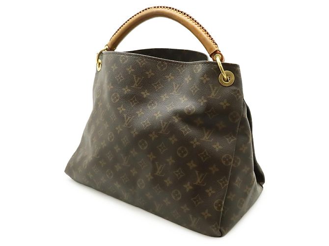 Borsa Tote Louis Vuitton Monogram Artsy MM Marrone Monogramma - vista 3