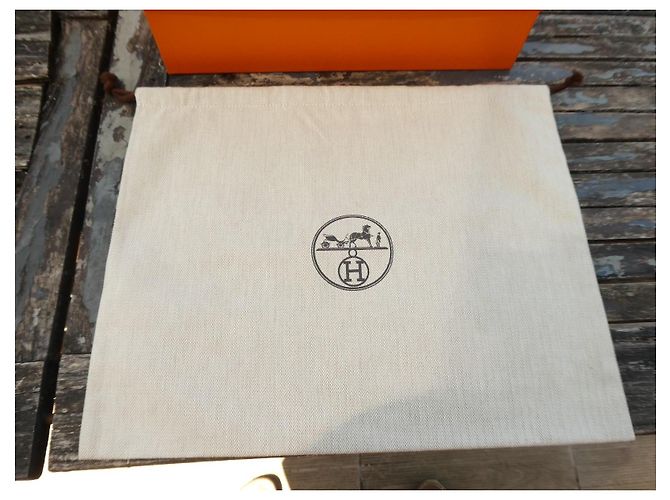 Hermès Kelly 25 Komplettset (Box und Staubbeutel) Beige Orange - Ansicht 5