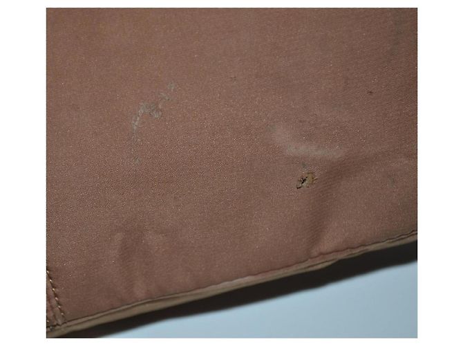 Bolso de hombro Valentino Garavani en nylon marrón Castaño - vista 2