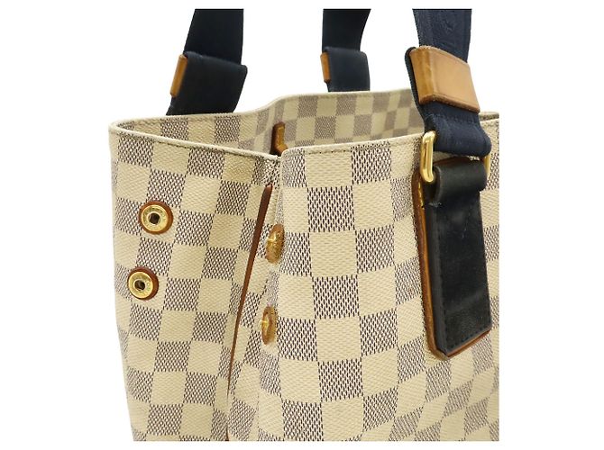 Louis Vuitton Damier Azur Plan Soleil Cabas PM Tote Bag Crudo - vista 5