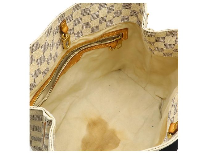 Louis Vuitton Damier Azur Plan Soleil Cabas PM Tote Bag Crudo - vista 7